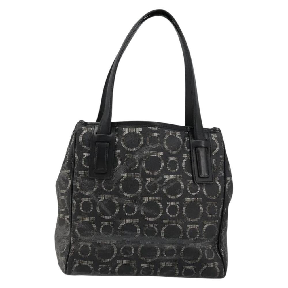 Salvatore Ferragamo Gancini Handbag Black